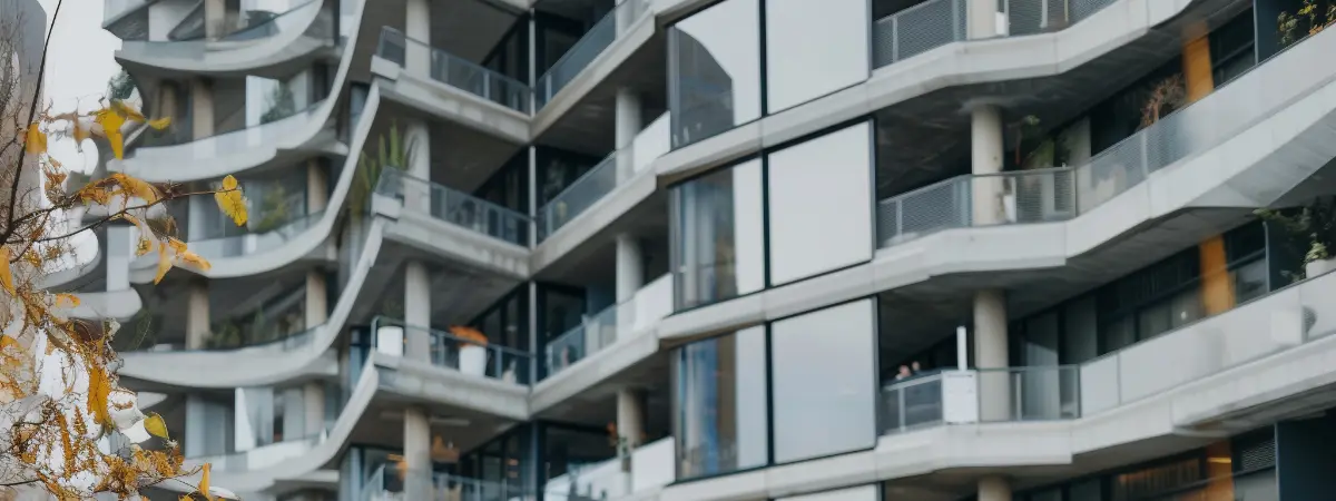 Modern building exeterior for body corporates