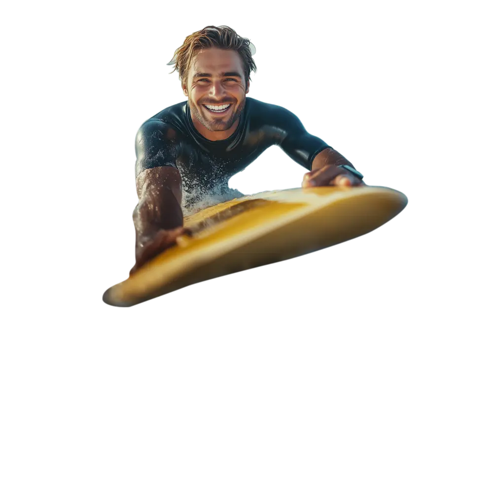 Surfer rides waves of high-speed internet at the southern tip of Africa